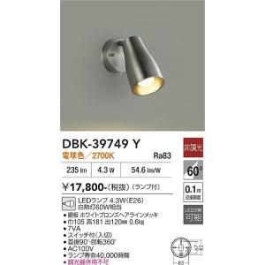 大光電機 直付型スポットライト 屋内用 DSL4781AW 工事必要 : アート 