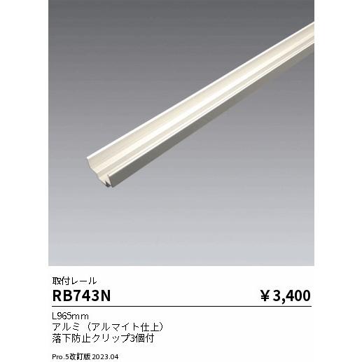 安心のメーカー保証【ご注文合計25,001円以上送料無料】【インボイス対応店】 遠藤照明 RB743...