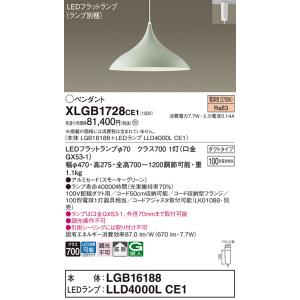 安心のメーカー保証Ｔ区分 パナソニック XLGB1728CE1 『LGB16188＋LLD4000L...