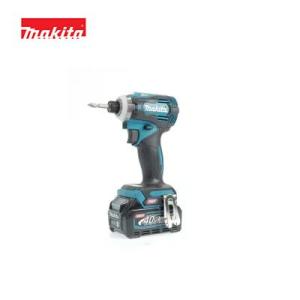 マキタ/makita TD001GRDX ブルー 40Vmax 充電式インパクトドライバ 2.5Ahバッテリ×2個｜koshinohonpo