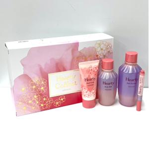 【未使用】メナード/MENARD ハーティコフレ (バスエッセンス、ボディミルク、ハンドクリーム、ネイルエッセンス) 4549051713201