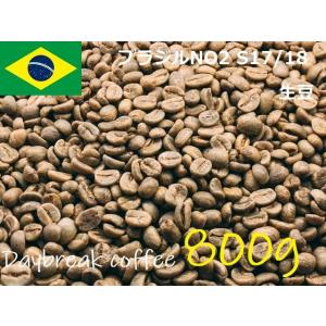 コーヒー生豆　ブラジルNO2　S17/18　800ｇ　送料無料　グリーンビーンズ