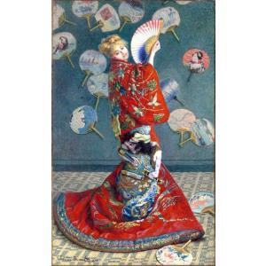 サン＝ラザール駅：列車の到着 クロード・モネ 手描き油絵複製画 肉筆