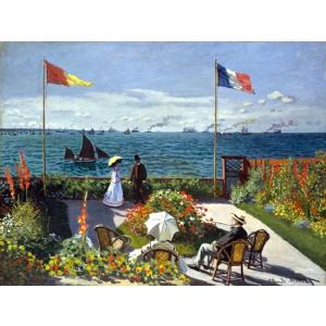 サン＝ラザール駅：列車の到着 クロード・モネ 手描き油絵複製画 肉筆