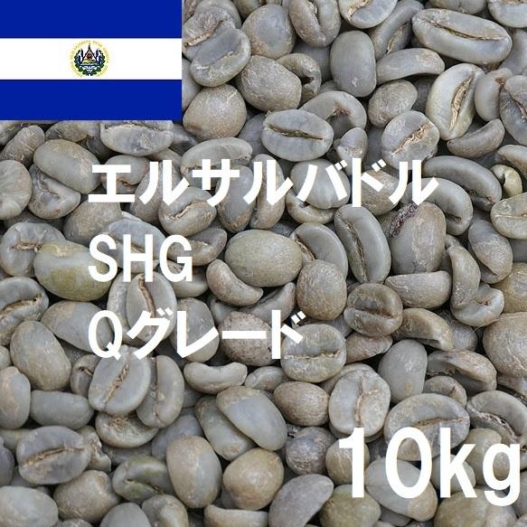 コーヒー生豆　エルサルバドル　SHG　Qグレード 10kｇ 送料無料 グリーンビーンズ