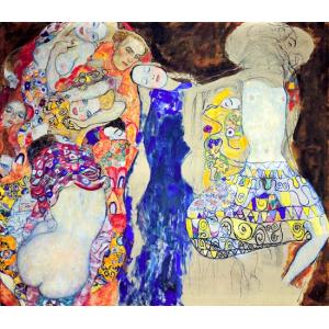 ユディトII クリムト Gustav klimt 手描き油絵複製画 模写