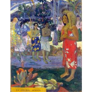 Mata Mua (In Olden Times) ポール・ゴーギャン Paul Gauguin 手描き
