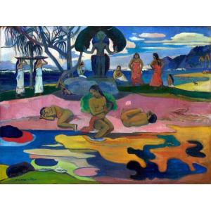 3人のタヒチ人 ポール・ゴーギャン Paul Gauguin 手描き油絵複製画