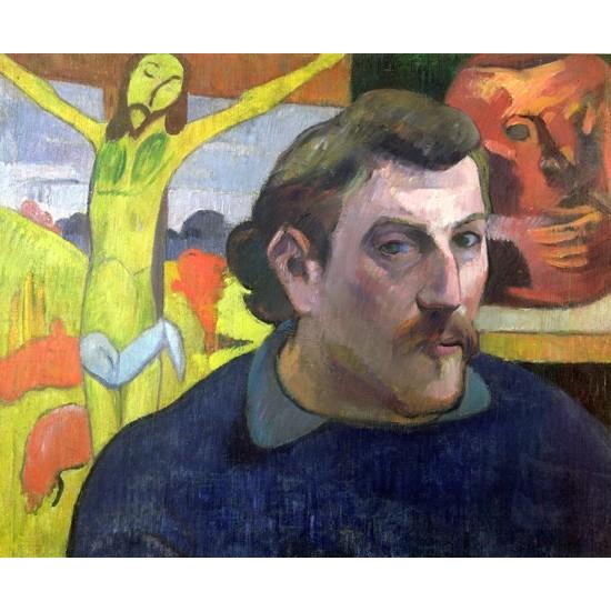 Self Portrait with the Yellow Christ ポール・ゴーギャン　Pau...