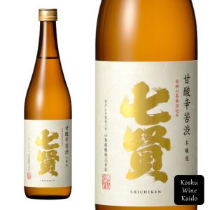 日本酒 山梨銘譲(七賢)　本醸造　甘酸辛苦渋　1800ml  (4989880304018)【日本酒/地酒/山梨県の地酒/一升瓶】