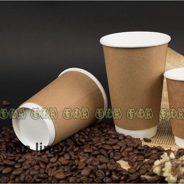 使い捨てカップ 耐熱紙コップ カップ 喫茶店 紙コップ コップ 業務用 500個 蓋 単品 断熱