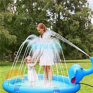 噴水プール 子供用 噴水マット 象 プレイマッ...の詳細画像3