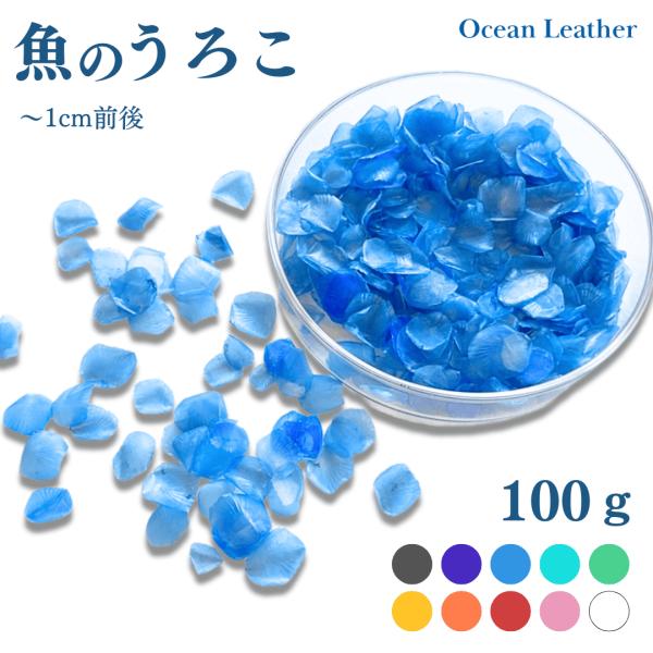 【ウロコ 素材  100ｇ】国産 魚 鱗 天然素材 レジン ハンドメイド アクセサリー パーツ ピア...
