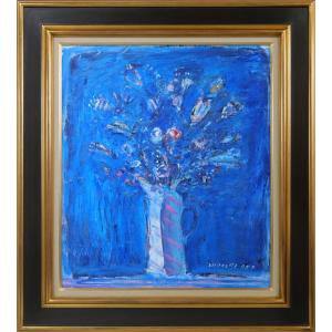 薔薇 絵画 花 インテリア 油絵 田中清 「五月の薔薇」 額付き : アート