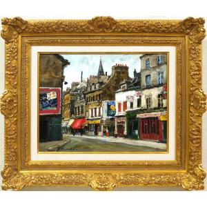 林 喜市郎 「 忍野富士 」 油絵 ・ 油彩画 F6 ( 6号 ) 絵画