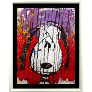 トム　エバハート（TOM　EVERHART）「WINTER」リトグラフ・限定サイン入り■ピーナッツ公認アーティスト【小竹美術】真作保証