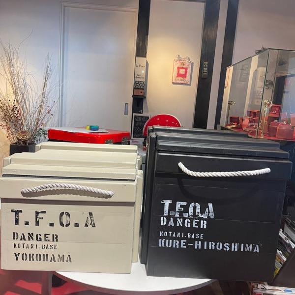 ダイナマイト入れ木箱 HONDA ハンターカブBOXシリーズ★専用ステー付き★ 武装戦線第四倉庫  ...