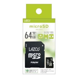 マイクロSDカード 64GB L-64MSD10-U3