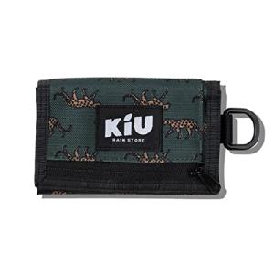 KiU 財布 三つ折り はっ水 600D ウォレット タイプ-A レオパード はっ水 防汚 耐久性 ...