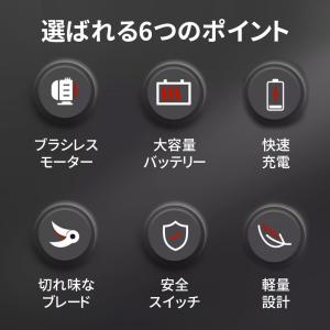 剪定ばさみ 充電式 マキタ バッテリー互換 電...の詳細画像5