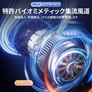 ネッククーラー 首掛け扇風機 強力送風 ネック...の詳細画像5