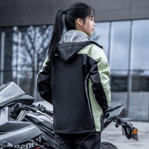 バイク レインウェア レインスーツ 上下セット...の詳細画像2