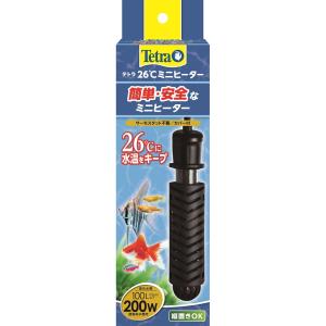 テトラ（Tetra） 26℃ミニヒーター 50W カバー付 : 有限会社高知熱帯魚