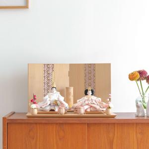 ことのひな人形（0366）（ゆき）平台　コンパクトな雛人形　ひな祭り　雛人形　ひな人形　コンパクト　おしゃれ　インテリア