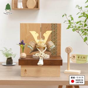 柿沼東光 五月人形 木目込み 作 (大空の夢 白 アクリルケース 飾り