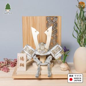 【廃盤】ことの兜　CG銀　長鍬　麻の葉　N衝立