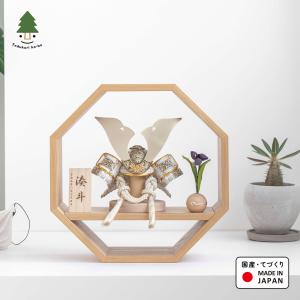 KK223 楕円鯉武者 小黒三郎 組み木の五月人形 : ゆかいなさかなYahoo