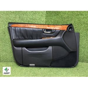 トヨタ☆セルシオ UCF30・31 純正 右 リアドア 内張り 黒革／木目調