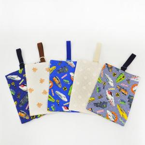 シューズ入れ キルト リアル新幹線ギンガム 濃い...の商品画像