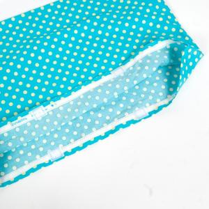 防災ずきん用カバー 32x51cm ラメ入りエメラルド 子供用小学校高学年〜高校生程度迄におすすめです。日本製 防災頭巾カバー