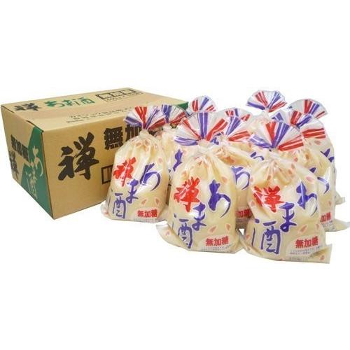 カネジュウ食品 禅 あま酒 無加糖 400g（５〜６人前） × 10個 濃縮タイプ