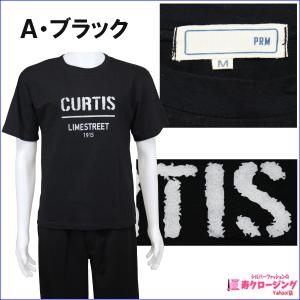 紳士 柄 プリント Tシャツ 半袖 綿混 丸首...の詳細画像3