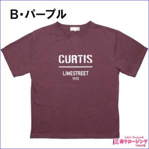 紳士 柄 プリント Tシャツ 半袖 綿混 丸首...の詳細画像4