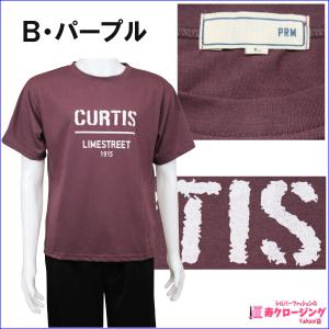 紳士 柄 プリント Tシャツ 半袖 綿混 丸首...の詳細画像5
