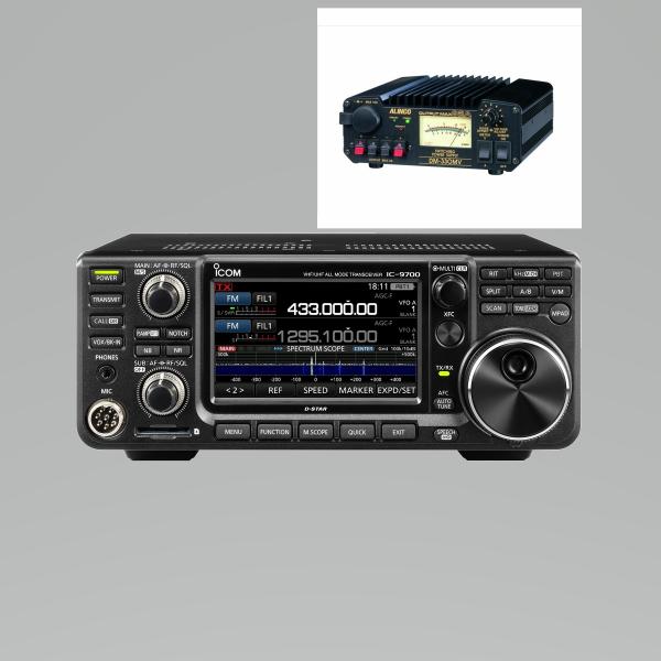 IC-9700 アイコム(ICOM) 50Wアマチュア無線機 安定化電源DM-330MVセット
