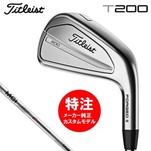 （カスタムモデル）2023 タイトリスト Titleist T200 アイアンセット6本組(#5-#9,Pw)(日本仕様)フジクラMCI 100(IRON)