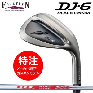 2023 フォーティーン DJ-6 BLACK Edition ウェッジ(ライトブラックメッキ仕上)(29000)N.S.PRO MODUS3 TOUR 105,120,130,115,125/(2023年12月8日発売）｜kotobukigolf