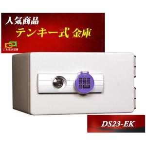 金庫 小型 家庭用 テンキー式 耐火金庫 DS23-EK ダイヤセーフ 安い おしゃれ おすすめ 防...