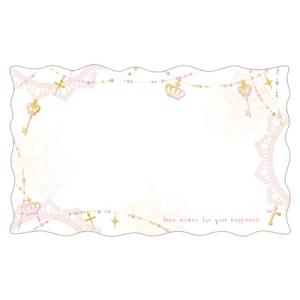 フェリシモ猫部ミニメッセージカード【ピンク】C09-ANC-29 株式会社