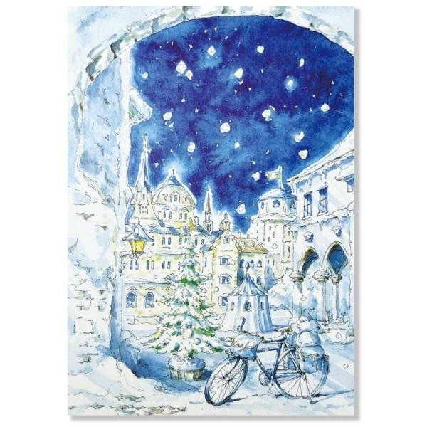 ポストカード クリスマス内田新哉ポストカード　Poter(ポーター)　SU-024　冬　絵葉書