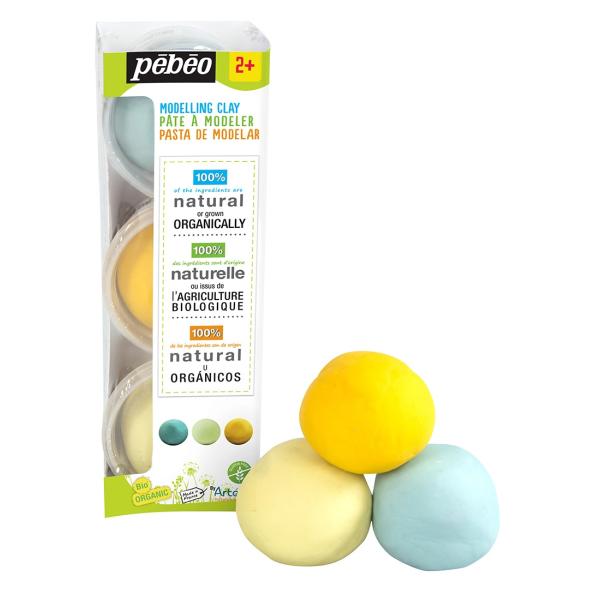 ペベオ　オーガニック粘土　100％ナチュラルねんど（モデリングクレイ）「ネイチャーエクスプローラー」...