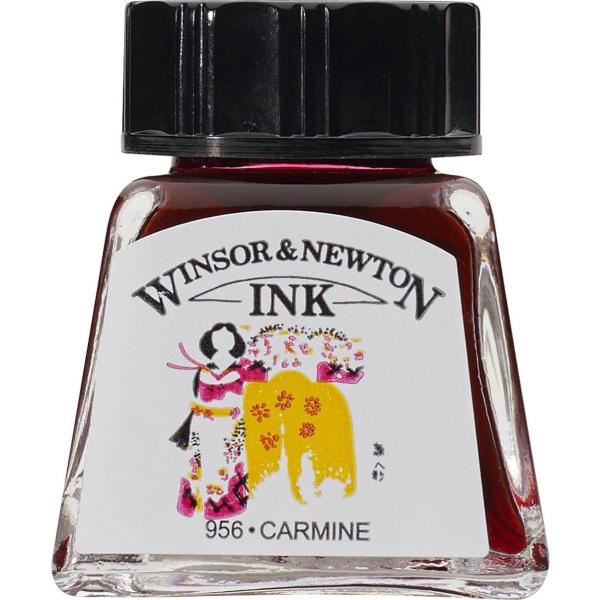 ドローイングインク 127　カーマイン　14ml　Winsor&amp;Newton ウィンザーアンドニュー...