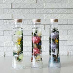 お供え 花 ハーバリウム 仏壇 仏花 メモリアル 17cm hz016