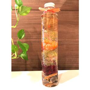 ハーバリウム オレンジ ハーバリウム healing 大 hz024