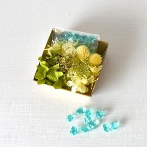 ハーバリウム 花材のみ あじさい かすみ草 千...の詳細画像1