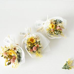 ミモザ ミニブーケ プリザーブドフラワー ドライ...の商品画像